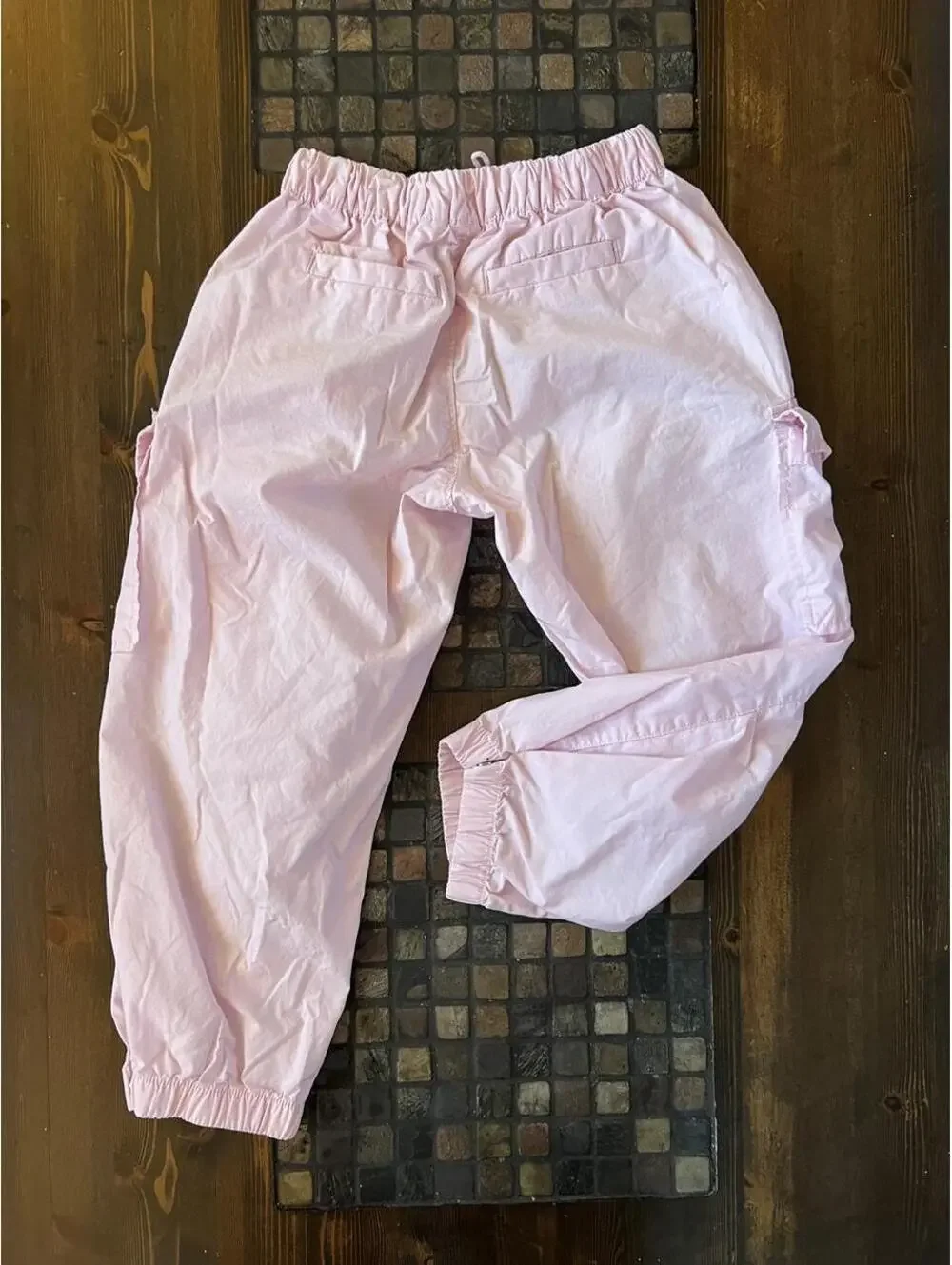 Gap Girls Pink Y2K Cargo Pants 100% Cotton size 6 💗